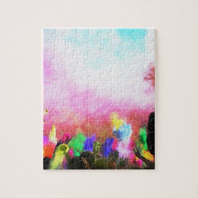 Falln Holi Colors Jigsaw Puzzle (Vertical)