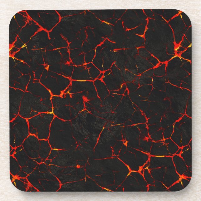 Falln Hot Lava Beverage Coaster (Front)
