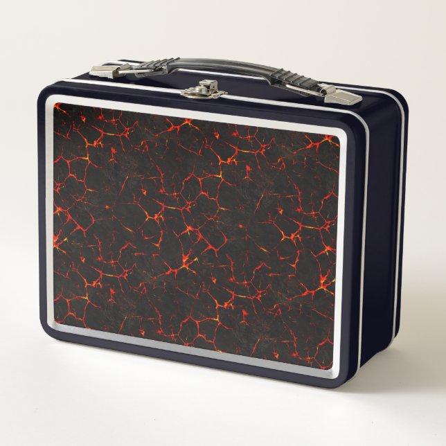 Falln Hot Lava Metal Lunch Box (Front)