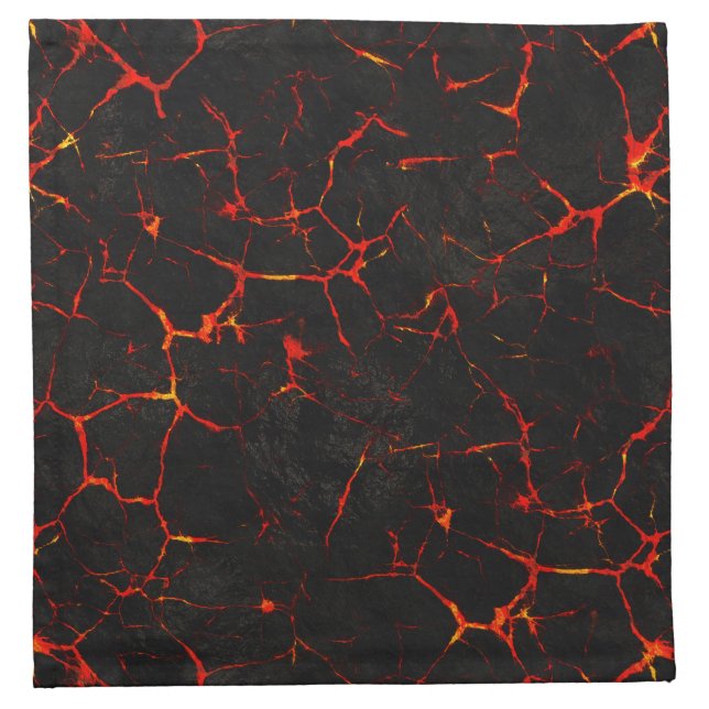 Falln Hot Lava Napkin (Front)