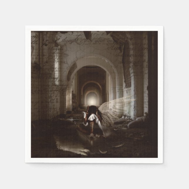 Falln I Thought I Was Your Angel Paper Napkins (Front)