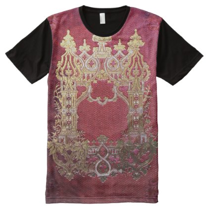 Falln Ink Stained Crimson All-Over-Print T-Shirt