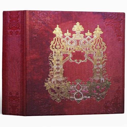 Falln Ink Stained Crimson Book 3 Ring Binder