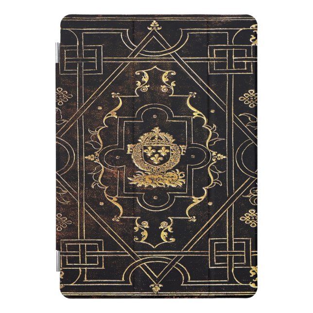 Falln Leather and Gold iPad Pro Cover (Front)