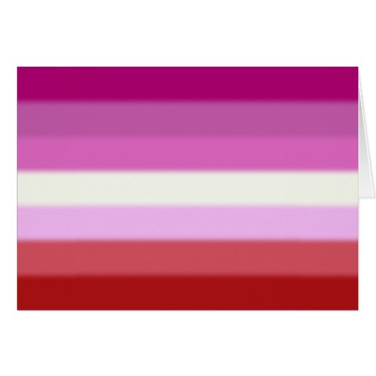 Falln Lesbian Pride Flag Cards (Front Horizontal)