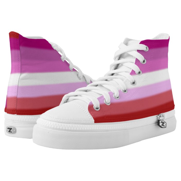 pride flag shoes