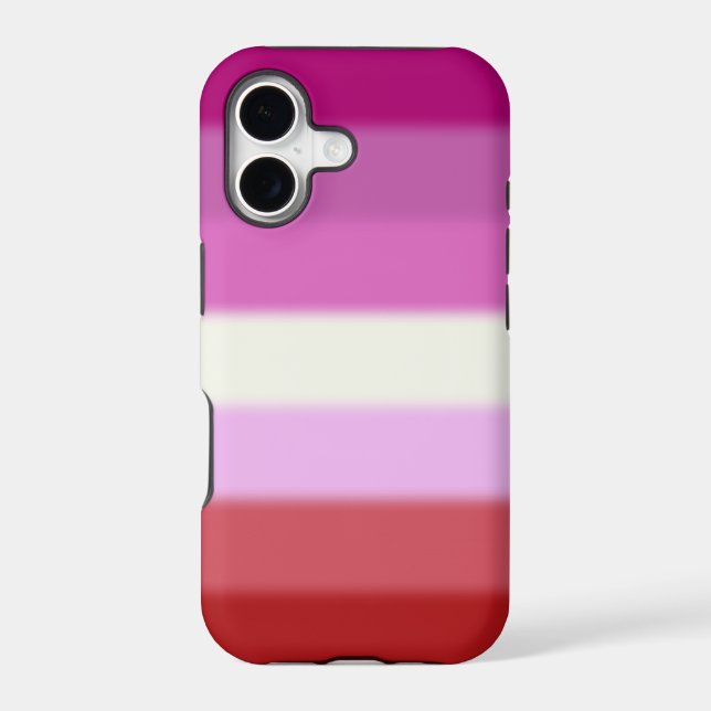 Falln Lesbian Pride Flag Iphone Case (Back)