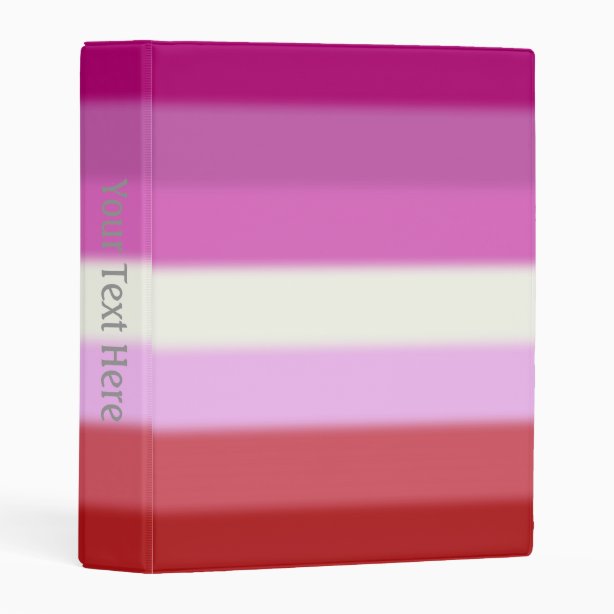 Personalize Your Own Lgbtq Binder Stay Organized Today! Zazzle