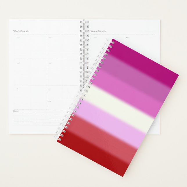 Falln Lesbian Pride Flag Planner (Display)