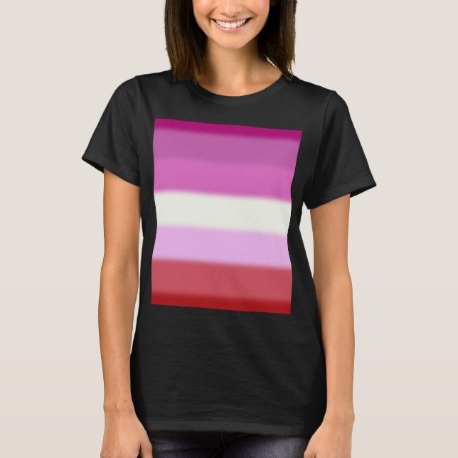Falln Lesbian Pride Flag T-Shirt (Front)
