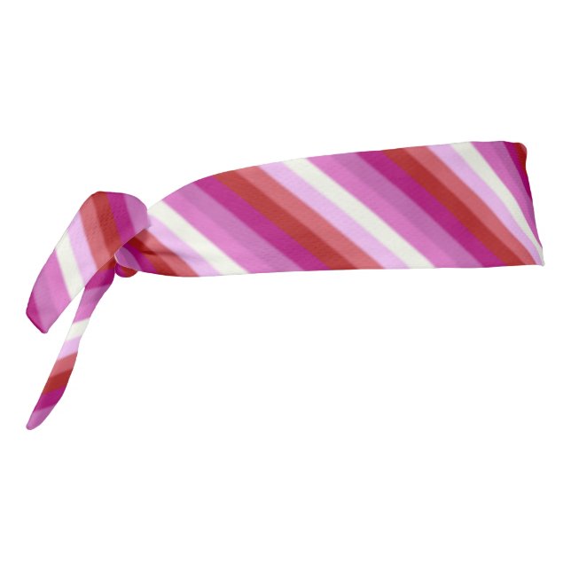 Falln Lesbian Pride Flag Tie Headband (Rotate 270)