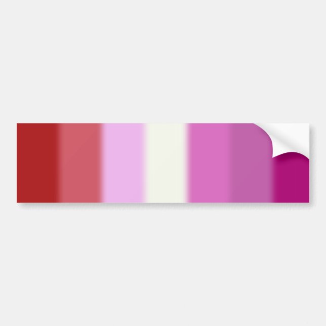 Falln Lesbian Pride Flag Version 2 Bumper Sticker (Front)