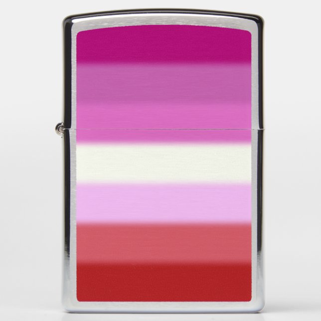 Falln Lesbian Pride Zippo Lighter (Front)