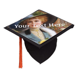 Falln Letters And Tea Graduation Cap Topper