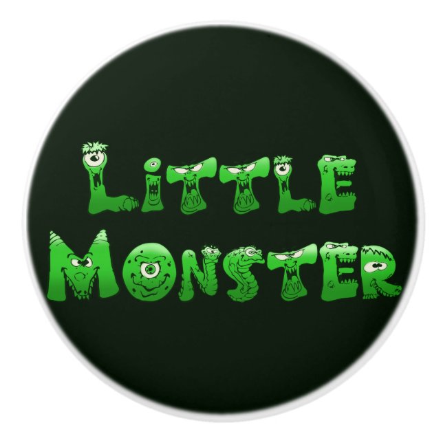 Falln Little Monster Ceramic Knob (Front)
