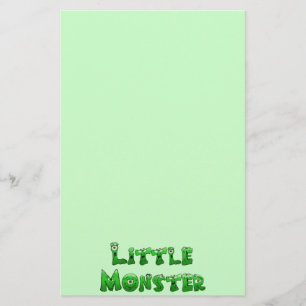 Falln Little Monster Stationery