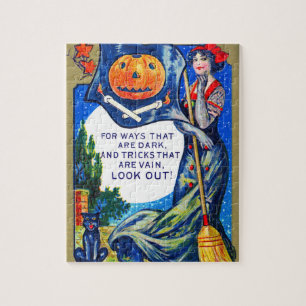 Falln Look Out Halloween Time Jigsaw Puzzle