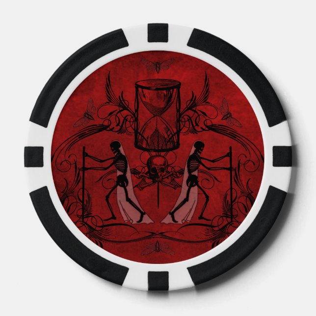Falln Memento Mori Poker Chips (Front)