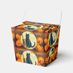 Falln Merry Halloween Cat Favor Boxes