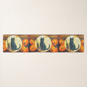 Falln Merry Halloween Cat Scarf