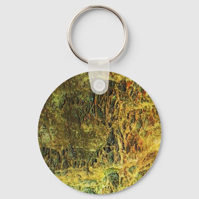 Falln Mossy Stones Keychain (Front)