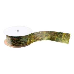 Falln Mossy Stones Satin Ribbon