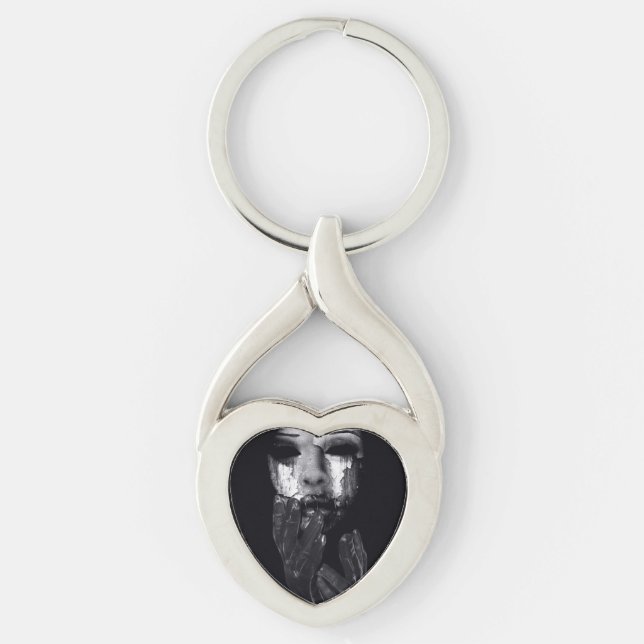 Falln My Mask Keychain (Front)