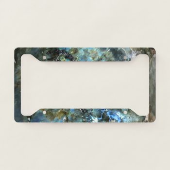 Falln Ocean Stone License Plate Frame by FallnAngelCreations at Zazzle
