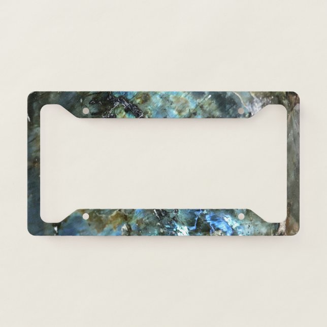 Falln Ocean Stone License Plate Frame (Front)