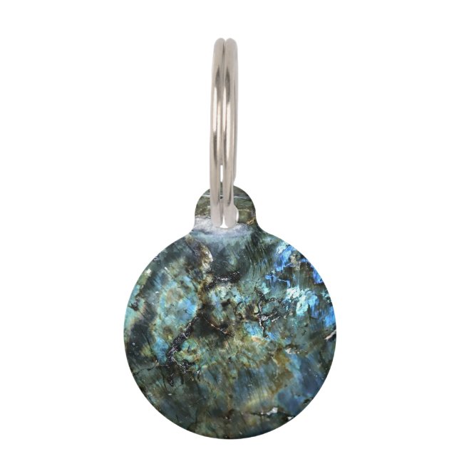 Falln Ocean Stone Pet ID Tag (Front)