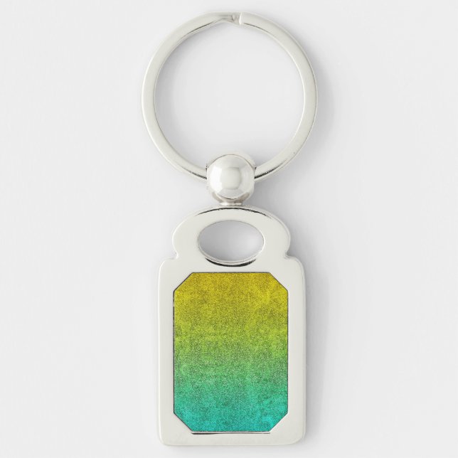 Falln Ocean Sunrise Glitter Gradient Keychain (Front)