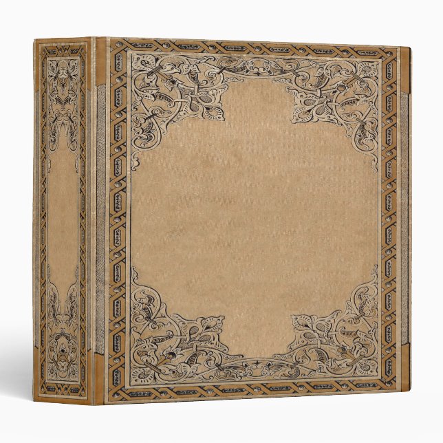 Falln Old Knotwork Paper 3 Ring Binder (Front/Spine)