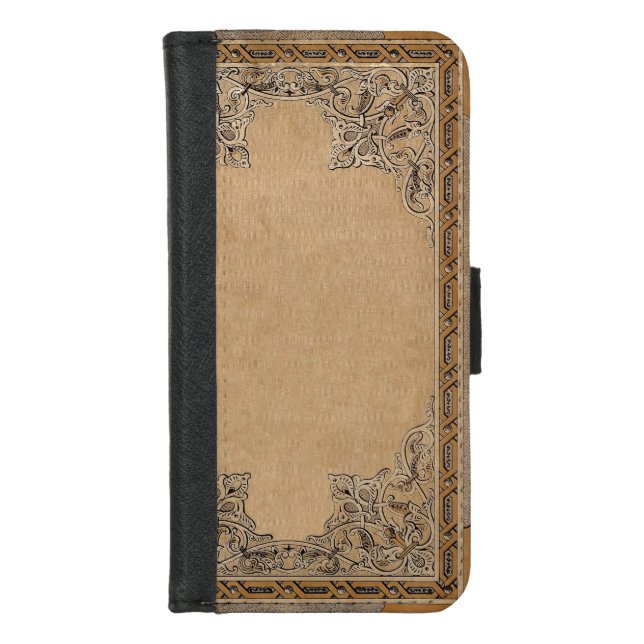Falln Old Knotwork Paper iPhone Wallet Case (Front)