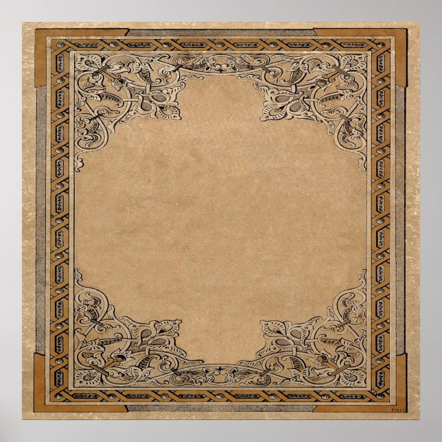 Falln Old Knotwork Paper Poster (Front)