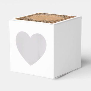 Falln Old Knotwork Sepia Paper Favor Boxes
