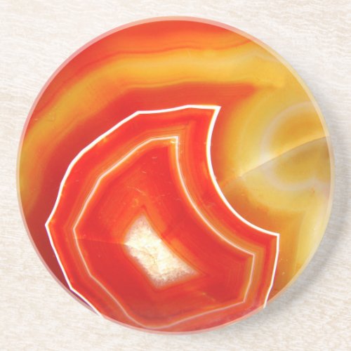 Falln Orange Agate Coaster