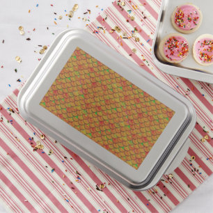 Falln Orange and Green Scales Cake Pan