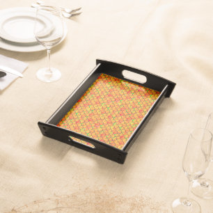 Falln Orange and Green Scales Serving Tray