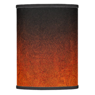 Falln Orange & Black Glitter Gradient Lamp Shade
