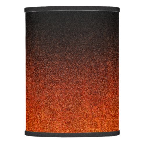 Falln Orange  Black Glitter Gradient Lamp Shade