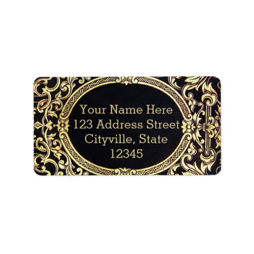 Falln Ornate Gold Frame Perfect for a Monogram Label