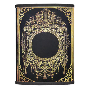 Falln Ornate Gold Frame (Perfect for a Monogram!) Lamp Shade