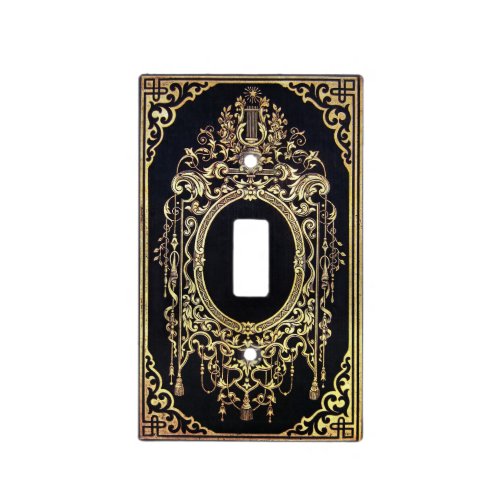 Falln Ornate Gold Frame Perfect for a Monogram Light Switch Cover