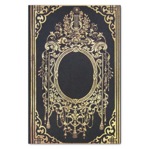 Falln Ornate Gold Frame Perfect for a Monogram Tissue Paper