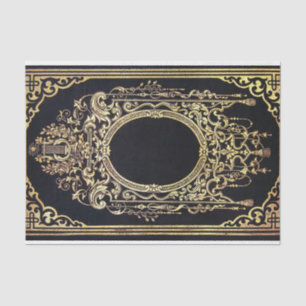Falln Ornate Gold Frame (Perfect for a Monogram!) Tissue Paper