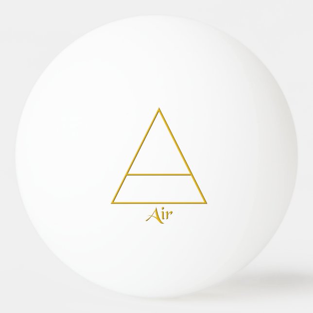 Falln Pagan Air Element Symbol Ping-Pong Ball (Front)