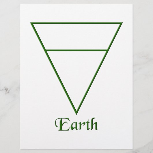 Falln Pagan Earth Element Symbol (Front)