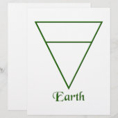 Falln Pagan Earth Element Symbol (Front/Back)