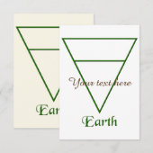 Falln Pagan Earth Element Symbol (Front/Back)