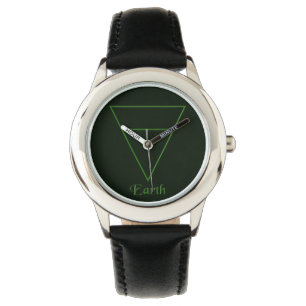 Falln Pagan Earth Element Symbol Watch